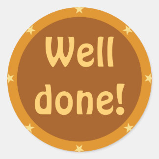 よくできた – 先生ステッカーシリーズ ラウンドシール