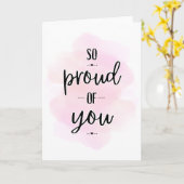 よくできました、おめでとう、自信を持って カード (黄色い花)