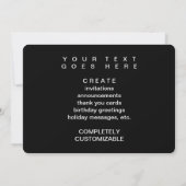 よくできました！フキダシ 招待状 (裏面)