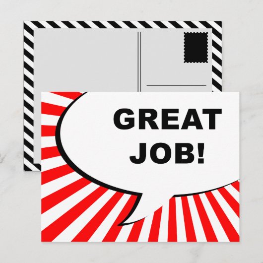 よくできました! ポストカード (正面/裏面)