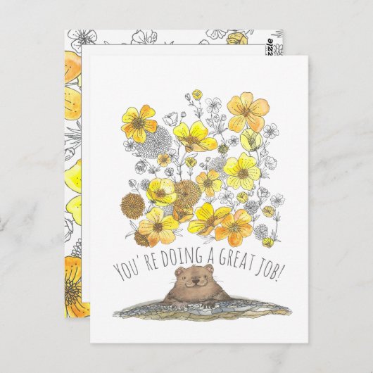 よくできました、先生！ ポストカード (正面/裏面)