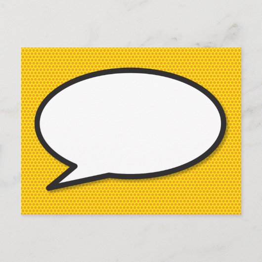 よくできました！楽しいレトロコミックブックポップアート ポストカード (裏面)