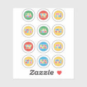 よくできました、素晴らしい仕事、いい仕事 シール (シート)