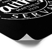 よくできました 良い忠実な僕 マタイ 25 23 ポスター (角)