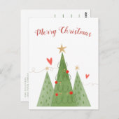 よくはしゃぐおもしろいノルディックスカンジナビアホリデイクリスマス ポストカード (正面/裏面)