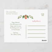 よくはしゃぐおもしろいノルディックスカンジナビアホリデイクリスマス ポストカード (裏面)