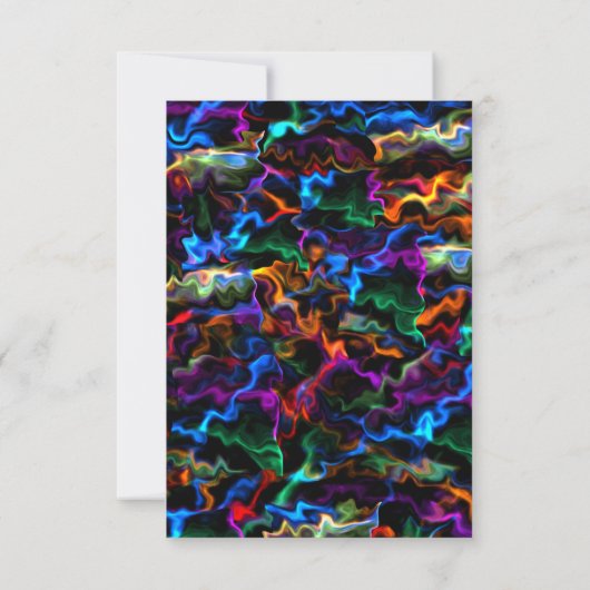 よくはしゃぐおもしろい結婚ロブスター 招待状 (裏面)