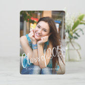 よくはしゃぐおもしろい2015年卒業招待状 招待状 (スタンド正面)