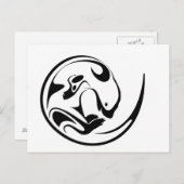 よくはしゃぐなカワウソ ポストカード (正面/裏面)