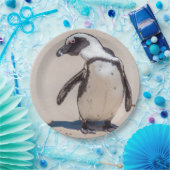 よくはしゃぐなペンギンの紙皿 ペーパープレート (パーティー)