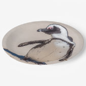 よくはしゃぐなペンギンの紙皿 ペーパープレート (アングル)