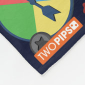 よくはしゃぐなボードゲームパターン毛布 フリースブランケット (角)