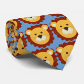 よくはしゃぐなライオン ネクタイ (ロール)