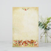 よくはしゃぐなリスの文房具 便箋 (スタンド正面)