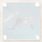 よくはしゃぐな姿勢 ガラスコースター (裏面)