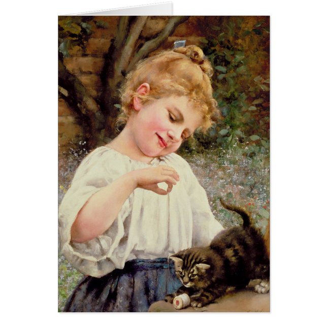 よくはしゃぐな子ネコ (正面)