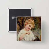 よくはしゃぐな子ネコ 缶バッジ (正面&裏面)