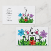 よくはしゃぐな子猫の名刺 名刺 (正面/裏面)