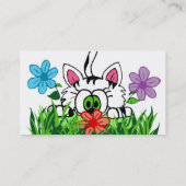 よくはしゃぐな子猫の名刺 名刺 (裏面)