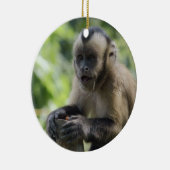 よくはしゃぐな猿のオーナメント セラミックオーナメント (右)