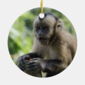 よくはしゃぐな猿のオーナメント セラミックオーナメント (裏面)