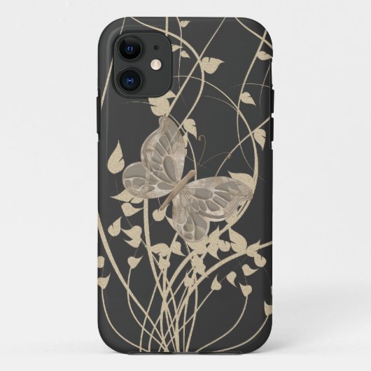 よくはしゃぐな蝶iPhone5やっとそこに例 Case-Mate iPhoneケース (裏面)