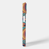 よくはしゃぐイルカのパターン – 海インスパイアデザイン Case-Mate iPhoneケース (裏面 / 右)