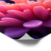 よくはしゃぐイルカカラフルと海洋生物 ポスター (角)