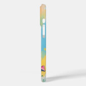 よくはしゃぐウサギのカラフル動物アート Case-Mate iPhoneケース (裏面 / 左)