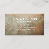 よくはしゃぐオレングランジジ茶のマ遊メデートカード コーリングカード (裏面)