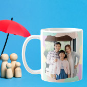 よくはしゃぐカスタム家族の写真 コーヒーマグカップ