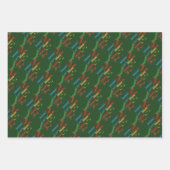 よくはしゃぐカラフルメリートリオ・パック ラッピングペーパーシート (正面2)