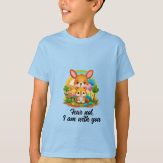 よくはしゃぐキッズアニマルtシャツデザイン tシャツ