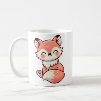 よくはしゃぐキツネとウッドランドチャーム コーヒーマグカップ