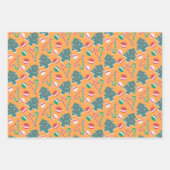 よくはしゃぐクリスマスキャンディーズのラッピング紙セット#6 ラッピングペーパーシート (正面2)