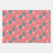 よくはしゃぐクリスマスキャンディーズのラッピング紙セット#6 ラッピングペーパーシート (正面)