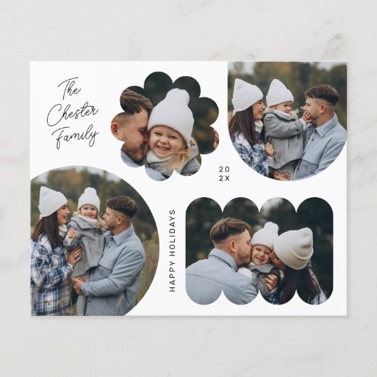 よくはしゃぐクリスマス写真コラージュ予算 (正面)