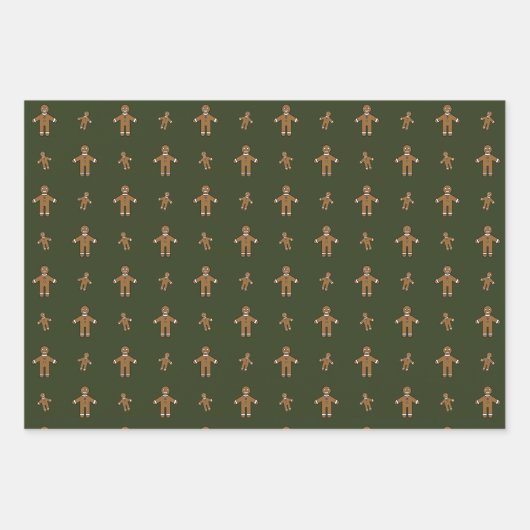 よくはしゃぐクリスマス包装紙セット ラッピングペーパーシート (正面3)