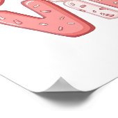 よくはしゃぐトレンディーガーリーVibe ポスター (角)