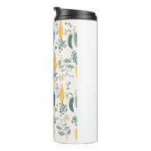 よくはしゃぐニンジン&エンドウの子どものパターン タンブラー (回転右)