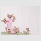 よくはしゃぐネズミ切り離しティッシュペーパー 薄葉紙 (正面)