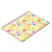 よくはしゃぐハート ノートブック (左側)