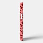「よくはしゃぐハート – ピンク&レッド」 iPadエアケース Case-Mate iPhoneケース (裏面 / 右)