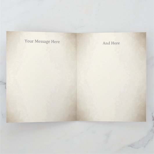 よくはしゃぐハーレキンフェスティバルパーソナライズされたクリスマス カード (内部)