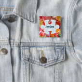 よくはしゃぐパズルバルーン誕生日パーティー名 缶バッジ (インサイチュ)