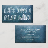 よくはしゃぐフォント、ブルーグランジモーミー遊データカード コーリングカード (正面/裏面)