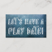 よくはしゃぐフォント、ブルーグランジモーミー遊データカード コーリングカード (正面)