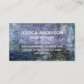 よくはしゃぐフォント、ヴィンテージグランジマ遊イ・データカード コーリングカード (裏面)