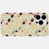 よくはしゃぐフローラミックスクリームピーチ花柄ケース Case-Mate iPhoneケース (裏面 (横))