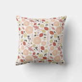 よくはしゃぐフローラミックスピーチグリーンお洒落 クッション (裏面)